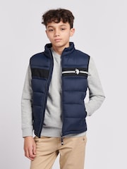 U.S. Polo Assn. Blue Boys 3D Tape Gilet - Image 1 of 9