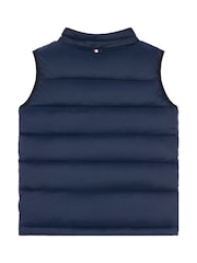 U.S. Polo Assn. Blue Boys 3D Tape Gilet - Image 8 of 9