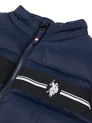 U.S. Polo Assn. Blue Boys 3D Tape Gilet - Image 9 of 9