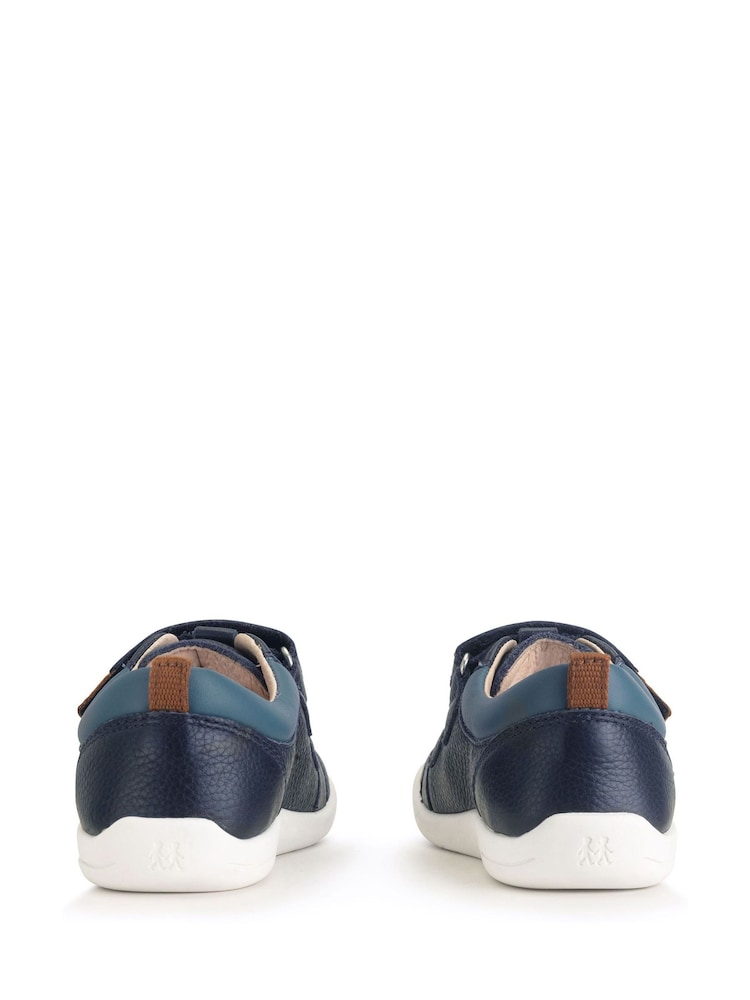 Start Rite Playhouse Leather Rip Tape Trainer Shoes - Image 2 of 5 Start Rite Playhouse Leather Rip Tape Trainer Shoes - Image 2 of 5