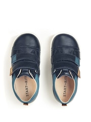 Start Rite Playhouse Leather Rip Tape Trainer Shoes - Image 5 of 5