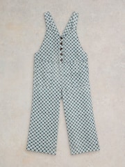 White Stuff Multi Viola 100% Linen Dungarees - Image 5 of 7
