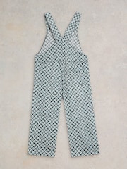 White Stuff Multi Viola 100% Linen Dungarees - Image 6 of 7