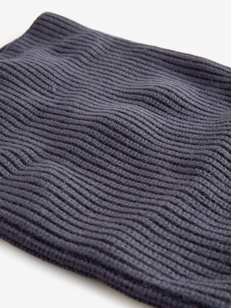 Navy Blue Knitted Snood (1-16yrs) - Image 2 of 2