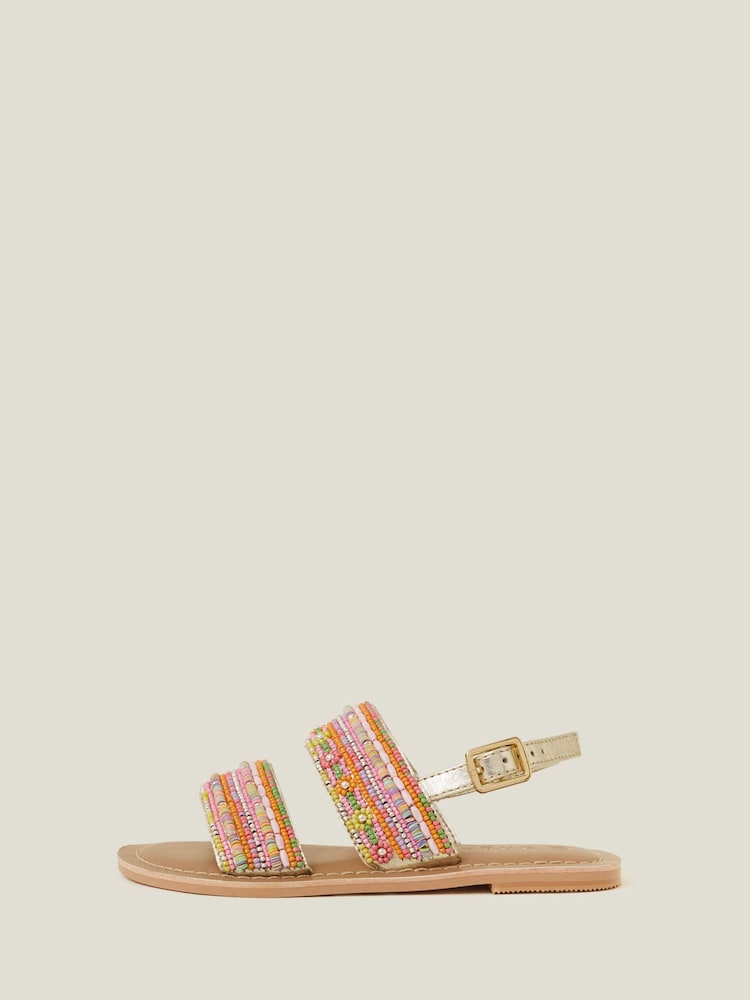 Angels By Accessorize Orange Embellished Sandals - Image 2 of 4