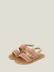 Angels By Accessorize Orange Embellished Sandals - Image 3 of 4