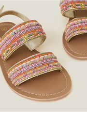 Angels By Accessorize Orange Embellished Sandals - Image 4 of 4