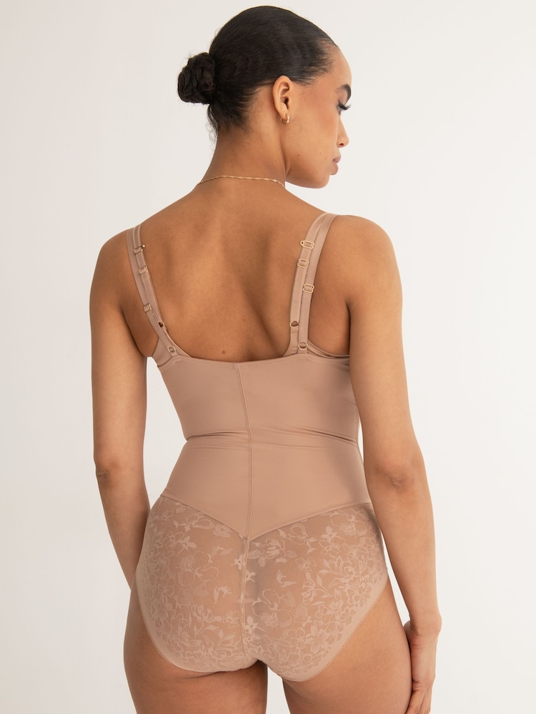 Pour Moi Nude Effortless Tummy Control Wear Your Own Bra Body Shapewear - Image 2 of 4