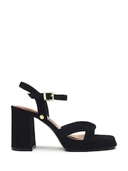Radley London Archer Street Crossover Platform Black Heels - Image 1 of 3