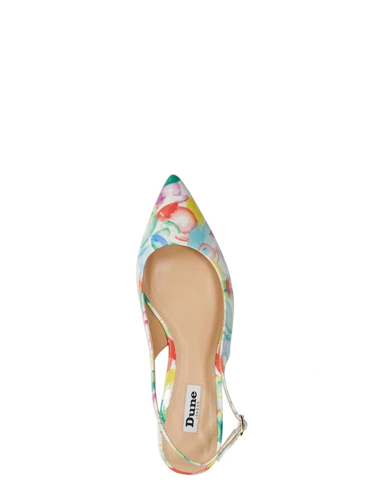 Dune London Multi Printed Hillie Slingbacks - Image 6 of 6