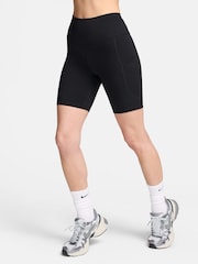 Schwarz - Nike One High-Waisted Cycling Shorts With Pockets - Bild 1 von 9