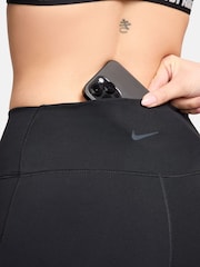 Schwarz - Nike One High-Waisted Cycling Shorts With Pockets - Bild 4 von 9