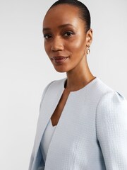 Hobbs Blue Eliza Tweed Jacket - Image 3 of 4