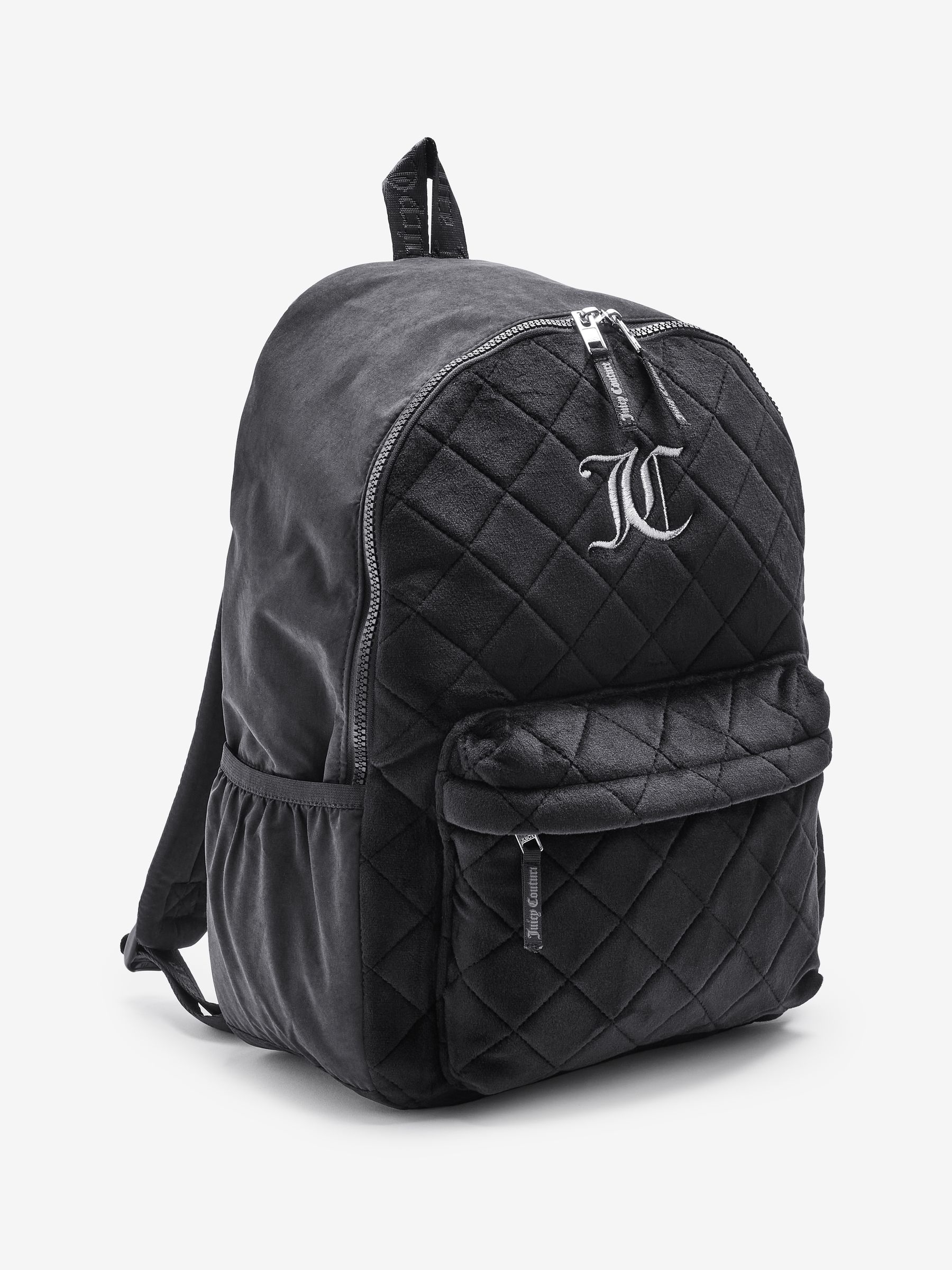 多様な Black Couture Juicy Buy Girls from Backpack Velour Quilted バッグ