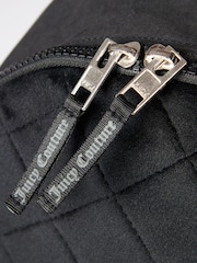 Juicy Couture Black Girls Quilted Velour Backpack - Image 6 of 10