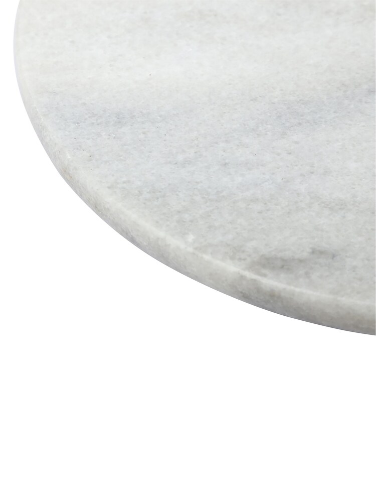 Interiors by Premier White Marble Lazy Susan - Image 6 of 6