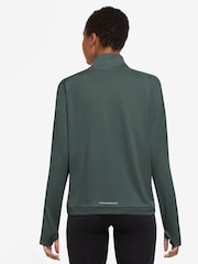 Nike Dark Green Dri-FIT Pacer Half Zip Running Top - Image 4 of 5