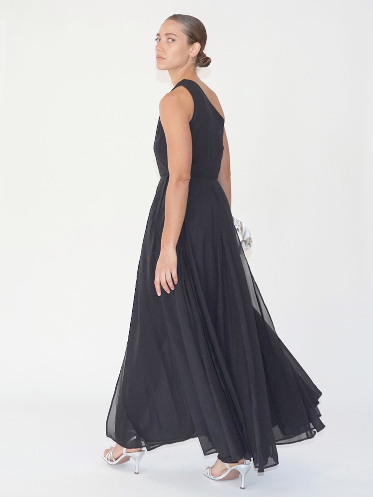Schwarz, transparent - Religion One-Shoulder-Maxikleid - Bild 6 von 6 Schwarz, transparent - Religion One-Shoulder-Maxikleid - Bild 6 von 6