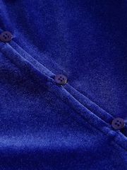 Kobaltblau - Velvet Party Dress (3-16yrs) - Bild 7 von 8