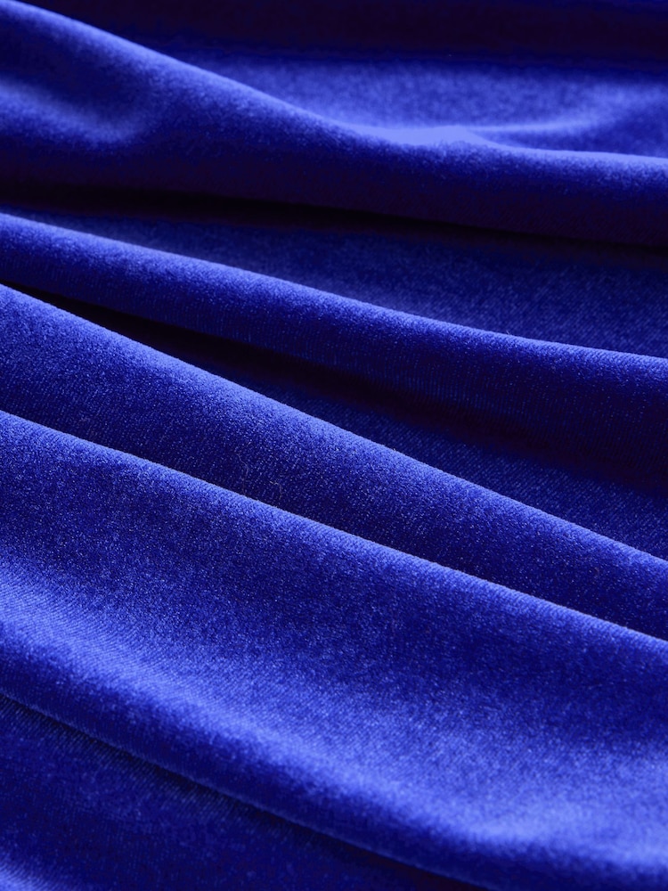 Kobaltblau - Velvet Party Dress (3-16yrs) - Bild 8 von 8 Kobaltblau - Velvet Party Dress (3-16yrs) - Bild 8 von 8