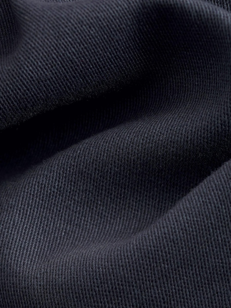 Charcoal Grey/Navy Blue Straight Fit Cotton Rich Stretch Cargo Trousers 2 Pack - Image 15 of 15