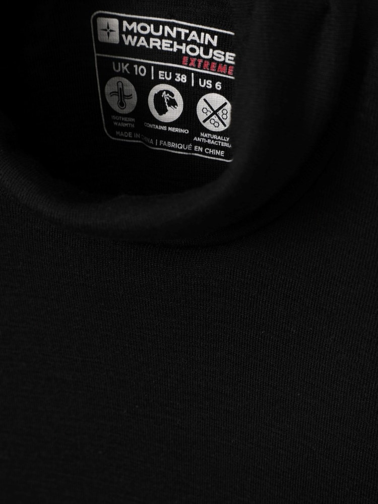 Mountain Warehouse Black Womens Merino Thermal Top - Image 4 of 4