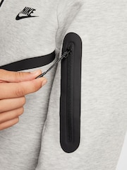 Sivá - Nike Tech Fleece Zip Up Hoodie - Obrázok 10 z 24