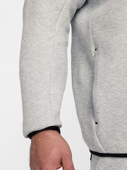 Sivá - Nike Tech Fleece Zip Up Hoodie - Obrázok 11 z 24