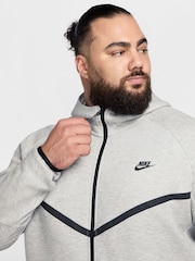 Sivá - Nike Tech Fleece Zip Up Hoodie - Obrázok 13 z 24