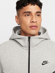 Sivá - Nike Tech Fleece Zip Up Hoodie - Obrázok 16 z 24