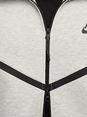 Sivá - Nike Tech Fleece Zip Up Hoodie - Obrázok 17 z 24