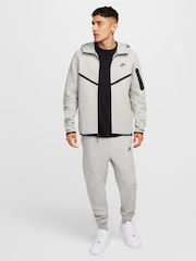 Sivá - Nike Tech Fleece Zip Up Hoodie - Obrázok 19 z 24