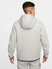 Sivá - Nike Tech Fleece Zip Up Hoodie - Obrázok 20 z 24
