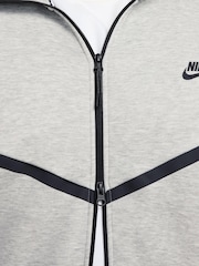 Sivá - Nike Tech Fleece Zip Up Hoodie - Obrázok 23 z 24