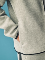 Sivá - Nike Tech Fleece Zip Up Hoodie - Obrázok 7 z 24