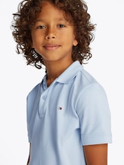 Tommy Hilfiger Blue Flag Short Sleeve 100% Cotton Polo Shirt - Image 1 of 6