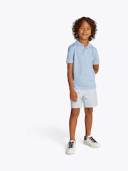 Tommy Hilfiger Blue Flag Short Sleeve 100% Cotton Polo Shirt - Image 2 of 6