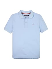 Tommy Hilfiger Blue Flag Short Sleeve 100% Cotton Polo Shirt - Image 5 of 6