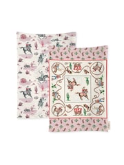 Cath Kidston Cowgirl Rodeo Tea Towels 100% Cotton Set Of 4 - Image 2 of 2