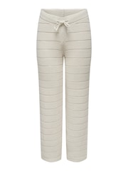 ONLY Cream Wide Leg Crochet Beach Trousers - Image 4 of 5