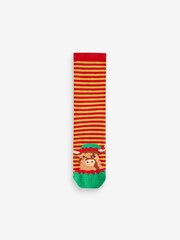 Hamish the Highland Cow Christmas Pattern Ankle Socks 4 Pack - Image 5 of 5