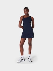 Sweaty Betty Navy Blue All Round Asymmetric Dress - Image 1 of 10
