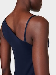 Sweaty Betty Navy Blue All Round Asymmetric Dress - Image 5 of 10