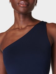 Sweaty Betty Navy Blue All Round Asymmetric Dress - Image 6 of 10