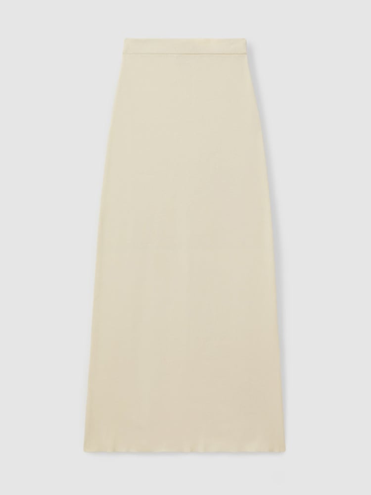 Anna Quan Knitted Cotton Midi Skirt - Image 2 of 5