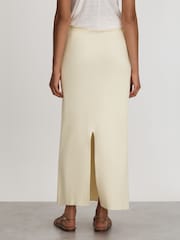 Anna Quan Knitted Cotton Midi Skirt - Image 4 of 5
