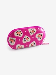 Cath Kidston Pink Hearts 100% Cotton Glasses Case Purse - Image 2 of 4