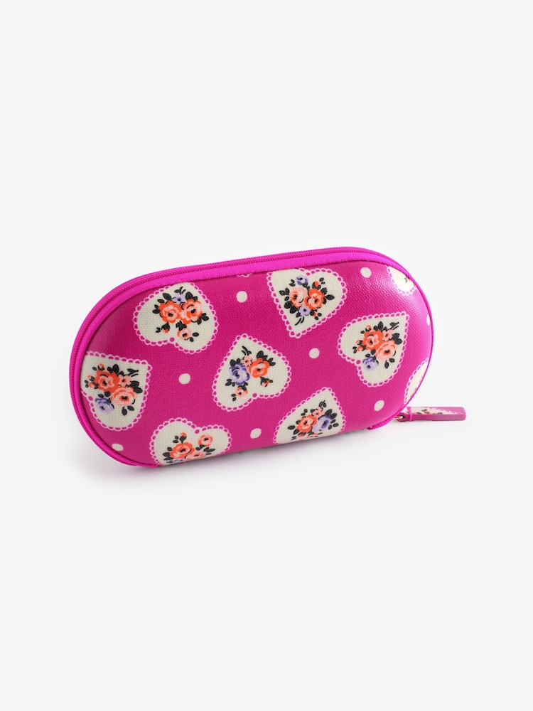 Cath Kidston Pink Hearts 100% Cotton Glasses Case Purse - Image 2 of 4