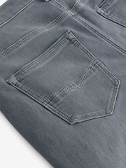 Grey Mid Slim Fit Comfort Stretch Jeans - Image 12 of 13