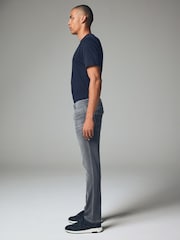 Grey Mid Slim Fit Comfort Stretch Jeans - Image 3 of 13